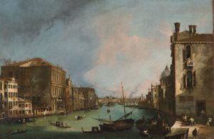 The Grand Canal in Venice with the Palazzo Corner Canale Grande